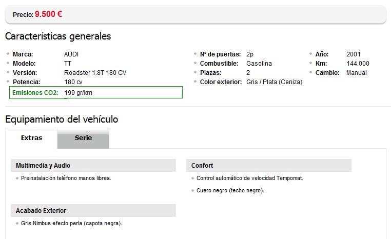 audi tt informacion